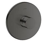 hansgrohe Axor Uno set de finition 45605340 mitigeur de douche à encastrer, avec poignée zéro, chrome noir brossé