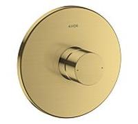 hansgrohe Axor Uno set de finition 45605950 mitigeur de douche à encastrer, avec poignée zéro, laiton brossé