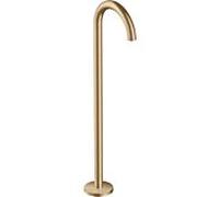 hansgrohe Axor Uno set de montage final 38412140 bec de baignoire sur pied, courbé, saillie 226 mm, bronze brossé