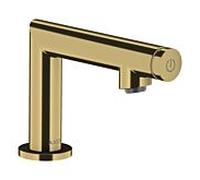 hansgrohe Axor Uno vanne à pilier 45130990 projection 109mm, sans garniture de vidange , optique or poli
