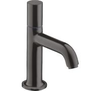 hansgrohe AXOR Uno vanne verticale, sans garniture de vidage, raccordement eau froide, saillie 100mm, 38130340, Couleur: Brushed Black Chrome