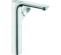 hansgrohe AXOR Urquialo Mitigeur monocommandé pour lavabo, ComfortZone280, saillie 198mm, garniture découlement non verrouillable, 11035990, Couleur: Optique en or poli
