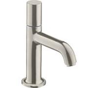 hansgrohe AXOR Uno vanne verticale, sans garniture de vidage, raccordement eau froide, saillie 100mm, 38130800, Couleur: Acier inoxydable Optic