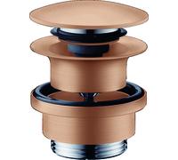 hansgrohe AXOR, vidage à poussoir, avec trou de trop-plein, 51300310, Couleur: Or rouge brossé