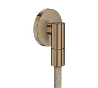 hansgrohe AXOR Wall outlet Fine Raccord mural rond, 36737140, Couleur: Bronze brossé