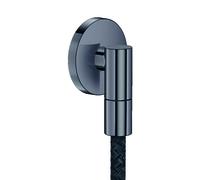 hansgrohe AXOR Wall outlet Fine Raccord mural rond, 36737330, Couleur: Chrome noir poli