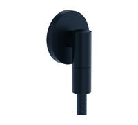 hansgrohe AXOR Wall outlet Fine Raccord mural rond, 36737670, Couleur: Noir mat