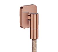 hansgrohe AXOR Wall outlet Fine raccord mural softsquare, 36739310, Couleur: Or rouge brossé