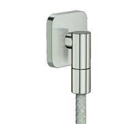 hansgrohe AXOR Wall outlet Fine raccord mural softsquare, 36739800, Couleur: Acier inoxydable Optic