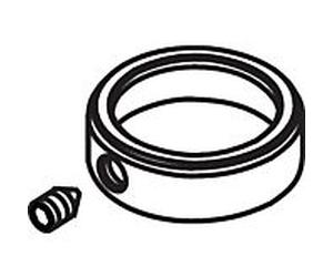 hansgrohe bague de blocage pour joint à rotule 98942830 douche de tête nickel poli