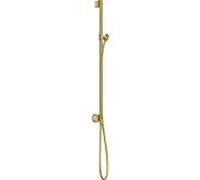 Hansgrohe Axor One barre de douche avec raccord mural, flexible de douche 1,60m, 48792, Coloris: laiton brossÃ© - 48792950
