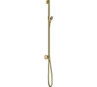 hansgrohe Axor One barre de douche 48792990 avec raccordement mural, flexible de douche 1600mm, optique or poli