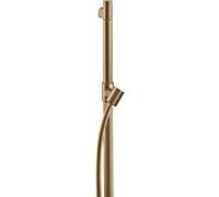 Hansgrohe Barre de douche Axor Starck 27830140 – 900 mm, avec flexible de douche 1600 mm, bronze brossé