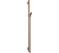 hansgrohe Axor Uno barre de douche 27989310 900mm, avec flexible de douche 1600mm, or rouge brossé