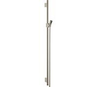 hansgrohe Axor Uno barre de douche 27989820 900mm, avec flexible de douche 1600mm, nickel brossé
