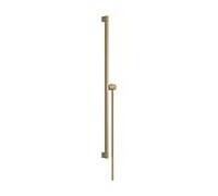 Hansgrohe barre de douche Unica E PURO 90 cm - support Easy Slide et flexible - Bronze brossé