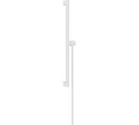Hansgrohe Barre de douche Unica E PURO 65 cm - support de pommeau EasySlide, flexible - Blanc mat