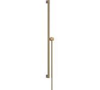 Hansgrohe Barre de douche Unica S Puro 90 cm – Easy Slide – Flexible Isiflex 160 cm – Bronze brossé
