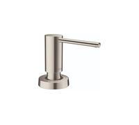 hansgrohe Bath and Kitchen SinkSoap, Talis 4-inch, Soap Dispenser in Steel Optic, 40448801 Distributeur, Aspect Acier