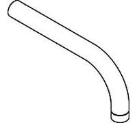 hansgrohe bec 225mm Axor Uno 2 electronique 95951000 mitigeur lavabo encastré chrome