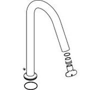 hansgrohe bec Axor Citterio M 3 trous 98928000 mélangeur de lavabo chrome