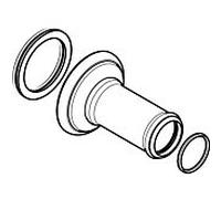 hansgrohe bec Axor Montreux 3 trous 98576830 mitigeur lavabo wallm. nickel poli