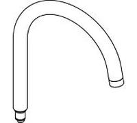 hansgrohe bec Axor Uno 2 évier mélangeur 97886800 acier