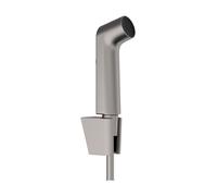 Pommeau de douche bidette hansgrohe 29238340 2000 Type de jet S Économie d'eau avec support de pommeau de douche Porter S et flexible de douche 125 cm, chrome noir brossé