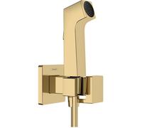Hansgrohe Bidette kit de douchette bidet mural doré 29231990
