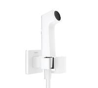 Pommeau de douche bidet hansgrohe 29233700 2000 Jet Type E Économie d'eau pour eau chaude avec support de pommeau et flexible de douche 125 cm, blanc mat