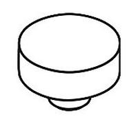 hansgrohe bouton poussoir Axor Terrano 4 trous 96335000 chromé