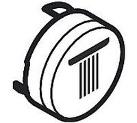hansgrohe Bouton-poussoir ShowerSelect 92571610 pour thermostat UP, noir, bouton jet de hansgrohe grand
