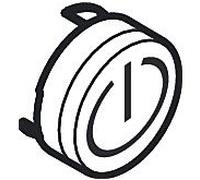 hansgrohe Bouton-poussoir ShowerSelect 92579610 pour thermostat encastrable, noir, bouton marche / arrêt
