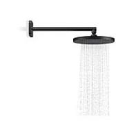 hansgrohe bras de douche 26967670 390mm, angulaire, noir mat