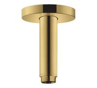Hansgrohe Raccordement au plafond S 100 mm 27393990 Optique en or poli