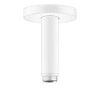 hansgrohe Bras de douche S 100 mm plafond M 1/2", blanc mat, 27393700