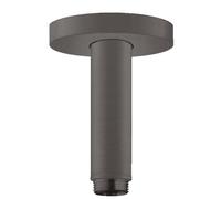 hansgrohe raccordement au plafond S 100 mm, 27393340, Couleur: noir brossé