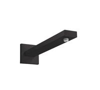 Bras de douche à main Carré 389 mm, Coloris: Noir Mat - 27694670