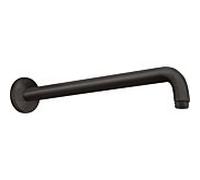 hansgrohe bras de hansgrohe 27413670 noir mat, 90 °, 389 mm