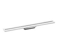 hansgrohe Caniveau de douche 42526700 800 mm, kit prêt à l'emploi, pour montage mural, blanc mat