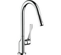 hansgrohe Citterio Axor mitigeur cuisine 39835000 douchette extractible, chromé