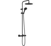 Hansgrohe Vernis Blend - Showerpipe 240 1jet EcoSmart mit Brausethermostat schwarz matt