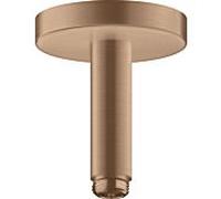 Hansgrohe Connecteur de plafond Axor 26432310 – 100 mm, rond, or rouge brossé