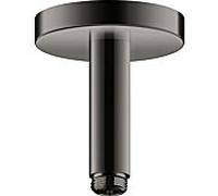 hansgrohe connecteur de plafond Axor 26432330 100mm, rond, chrome noir poli