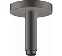hansgrohe connecteur de plafond Axor 26432340 100mm, rond, chrome noir brossé