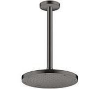 Hansgrohe Connecteur de plafond Axor 26433340 300 mm rond Chrome noir brossé