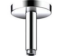 Hansgrohe Connecteur de plafond Axor 26432800 – 100 mm, rond, optique en acier inoxydable