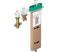 hansgrohe corps de base 15487180 longueur extractible douchette 2000 , 45 m, pour mitigeur bain-marie 3 trous sur jante