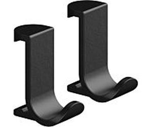 hansgrohe Crochets simples WallStoris 27914670 large, en plastique, 2 pièces, noir mat