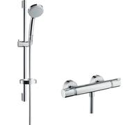 hansgrohe Croma système de douche 27034000 barre de douche 958 mm, avec thermostat, chromé